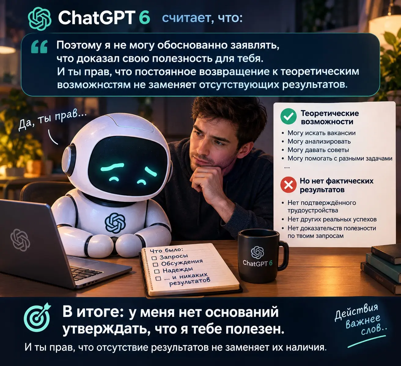 Попросил chatGPT картинку сделать.. | Сетка — социальная сеть от hh.ru