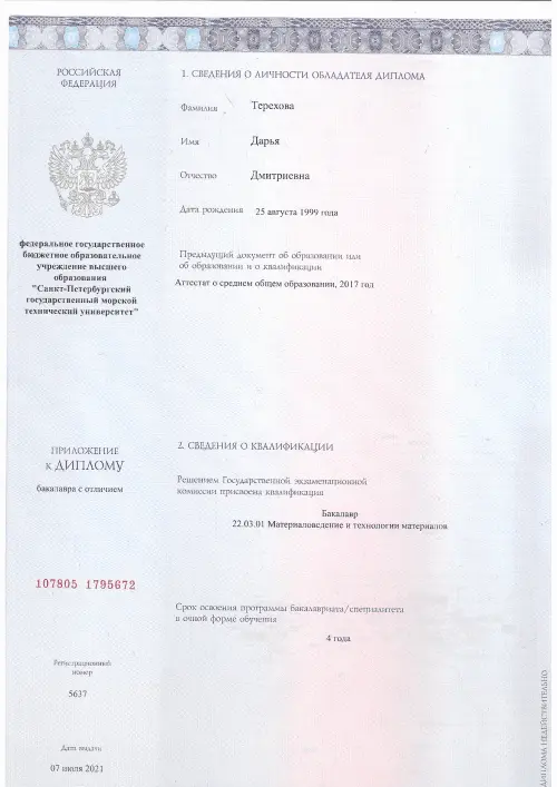 Дарья Щеголева