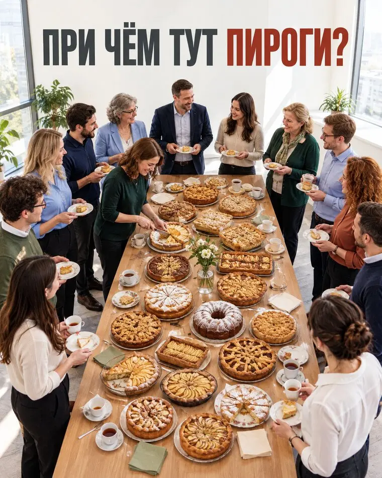 При чем тут пироги? | Сетка — социальная сеть от hh.ru