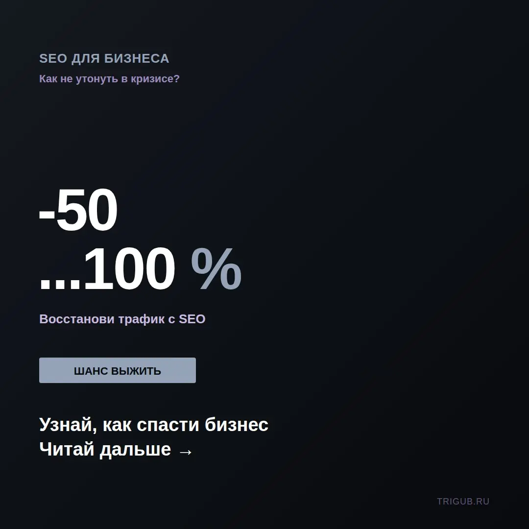 SEO как последний шанс задыхающегося бизнеса | Сетка — социальная сеть от hh.ru
