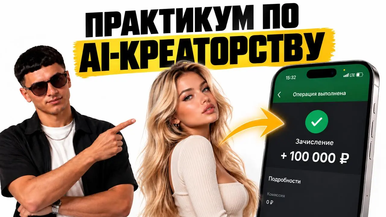 ПОКА ТЫ ИЩЕШЬ ПОДРАБОТКУ, КТО-ТО УЖЕ СОЗДАЁТ AI-МОДЕЛЕЙ И ЗАРАБАТЫВАЕТ НА ИХ КОНТЕНТЕ 👀
Сегодня для создания контента больше не нужны камеры, студии и реальные модели | Сетка — социальная сеть от hh.ru