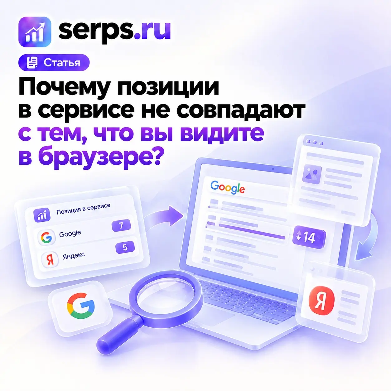 Почему позиции в сервисе не совпадают с браузером | Сетка — социальная сеть от hh.ru