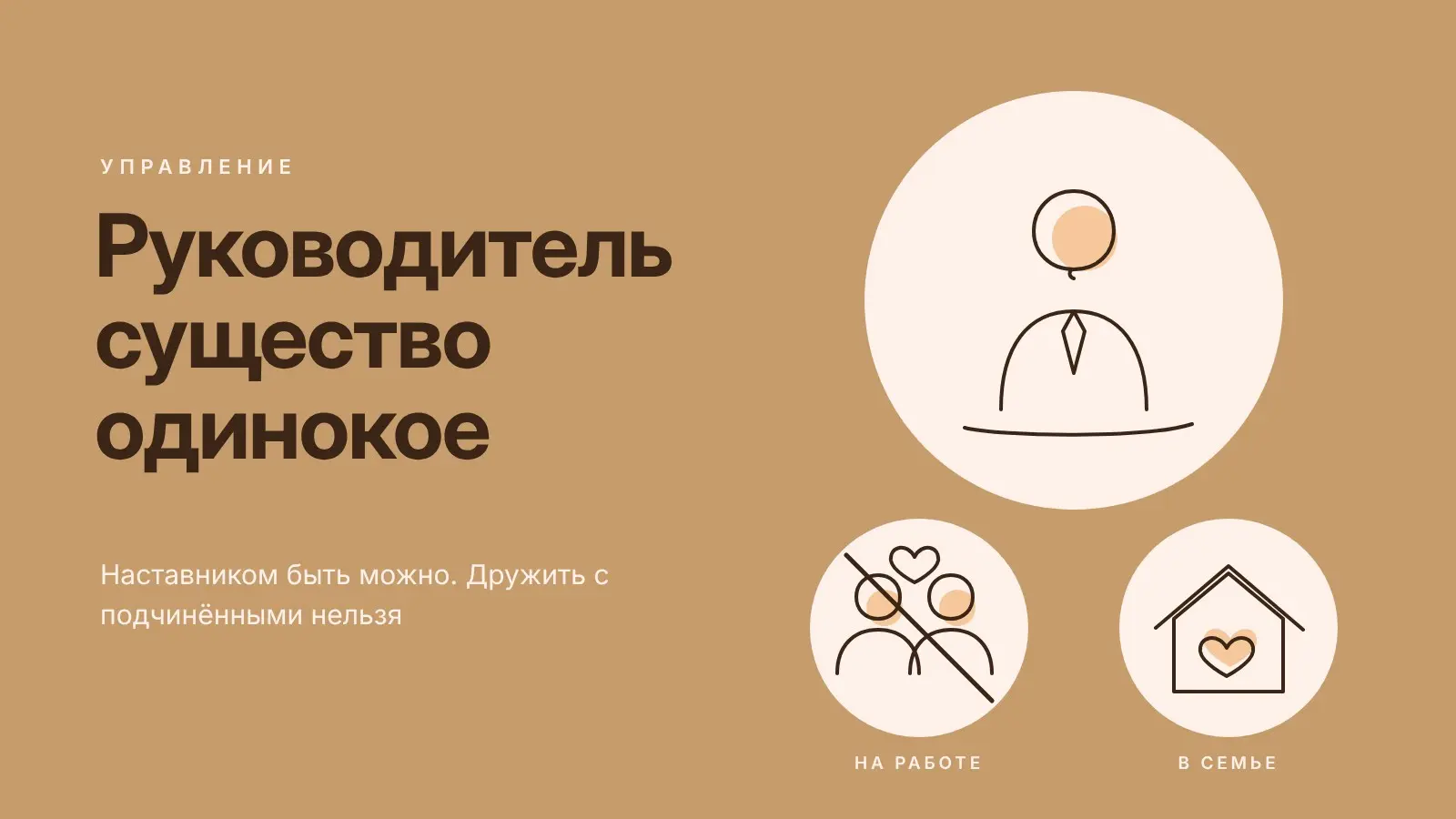 Руководитель существо одинокое | Сетка — социальная сеть от hh.ru