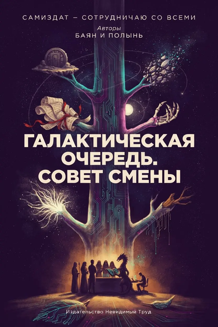 Представляю свою первую полноценную книгу для разгрузки мозга.
«ГАЛАКТИЧЕСКАЯ ОЧЕРЕДЬ | Сетка — социальная сеть от hh.ru