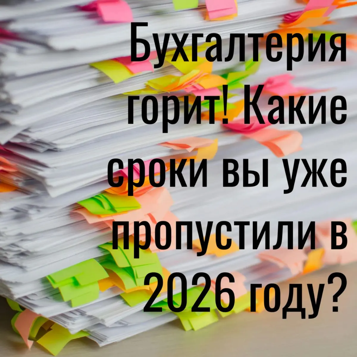 🚨 Бухгалтерия горит! Какие сроки вы уже пропустили в 2026 г | Сетка — социальная сеть от hh.ru