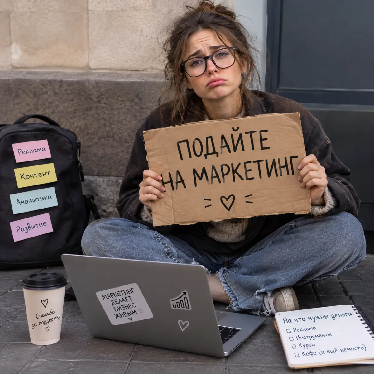 Как запустить маркетинг, когда денег нет, а держаться надо | Сетка — социальная сеть от hh.ru