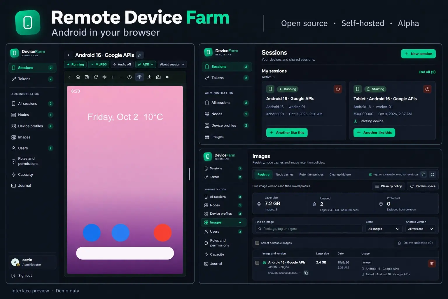 Remote Device Farm | Сетка — социальная сеть от hh.ru