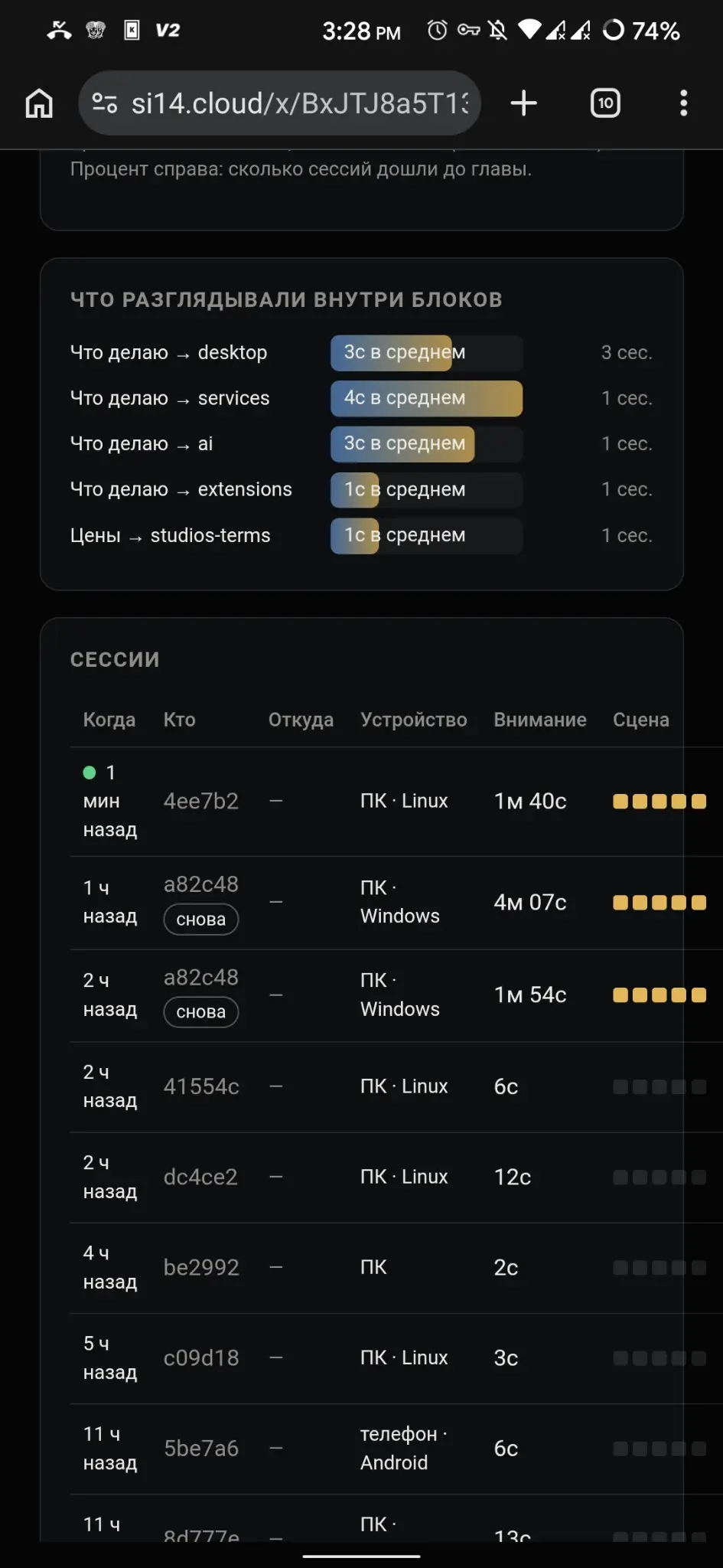 Как я сделал сайт-портфолио с 3D и ИИ-агентами | Сетка — социальная сеть от hh.ru