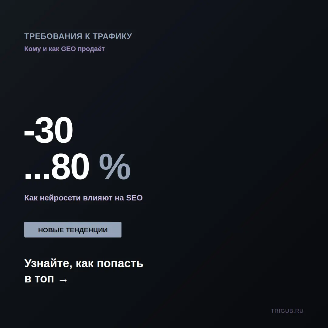 Место в ответе ИИ: кого и как продает GEO в 2027-м | Сетка — социальная сеть от hh.ru