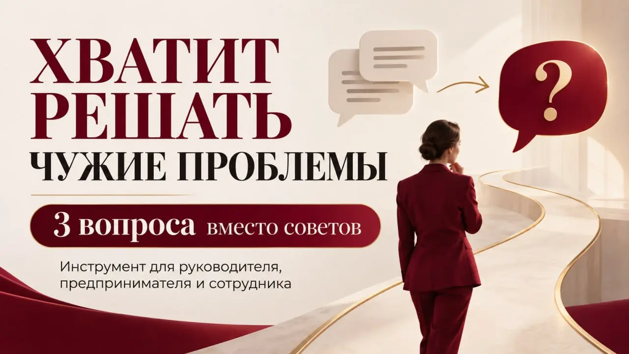 Хватит решать чужие проблемы. Научись задавать вопросы.
Замечал, как легко стать человеком, к которому все приходят за готовыми решениями? Сотрудник не знает, как выполнить задачу - подсказываешь | Сетка — социальная сеть от hh.ru