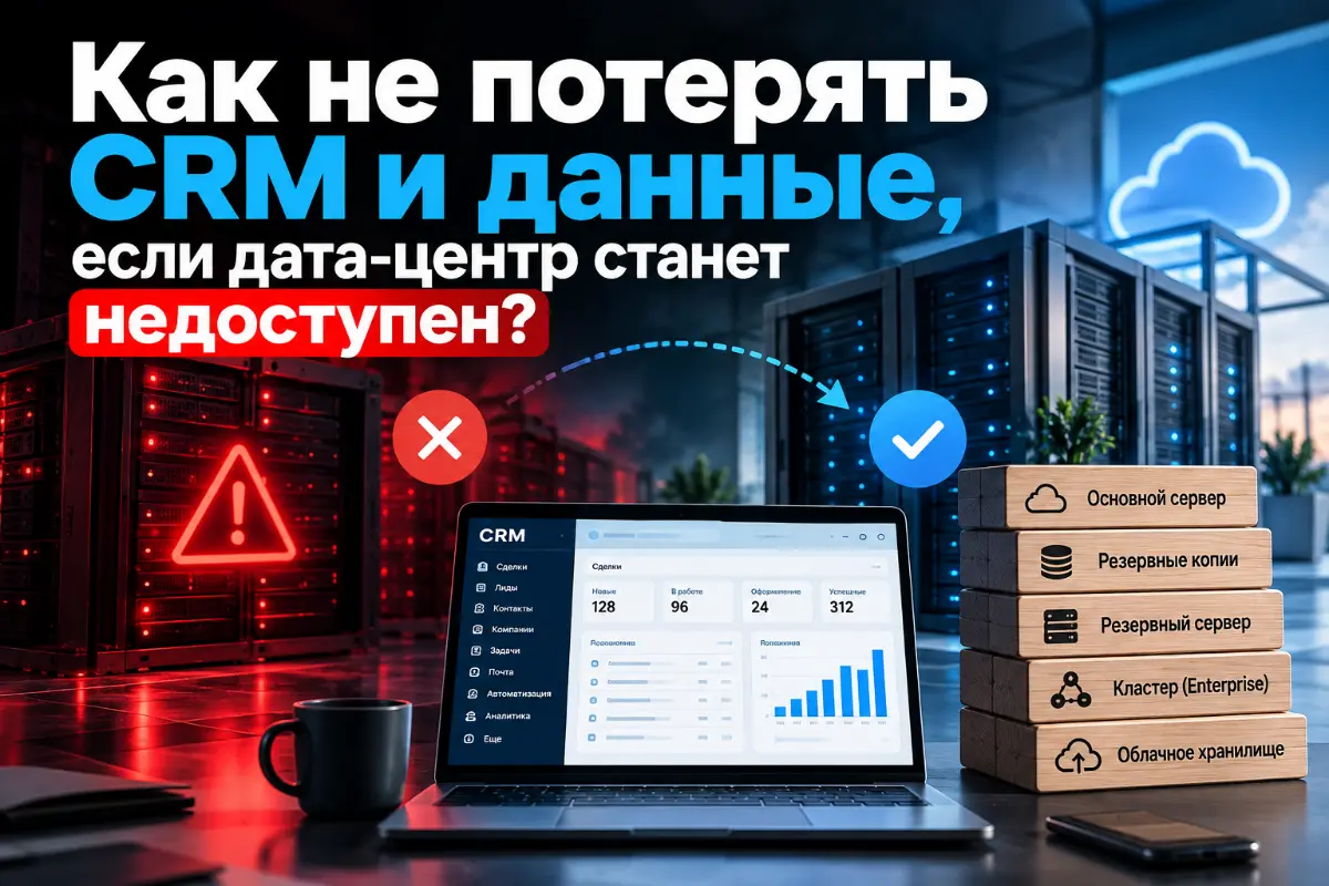 Как не потерять CRM, если дата-центр станет недоступен? | Сетка — социальная сеть от hh.ru
