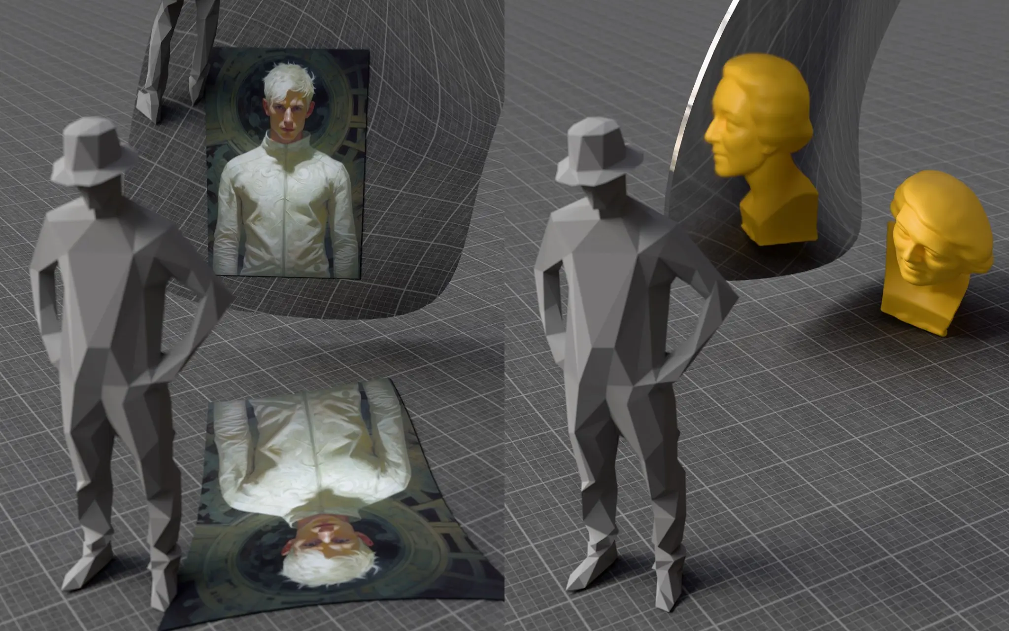 Доработал генератор анаморфизма для Blender | Сетка — социальная сеть от hh.ru