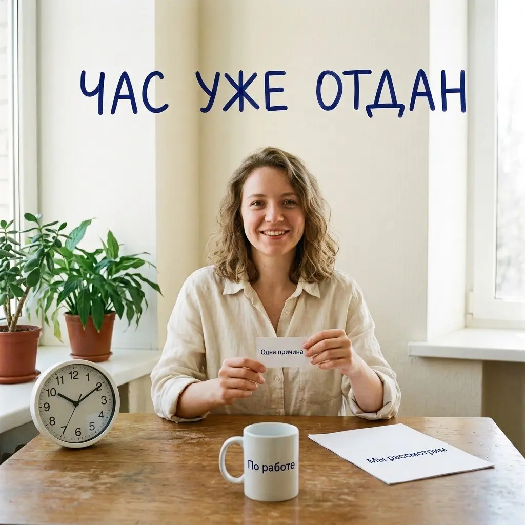 Час на этап уже отдан
После собеседования нужна одна причина по работе. Greenhouse 2 мая 2024: 79% откликнулись бы снова, если после интервью без оффера дали обратную связь | Сетка — социальная сеть от hh.ru