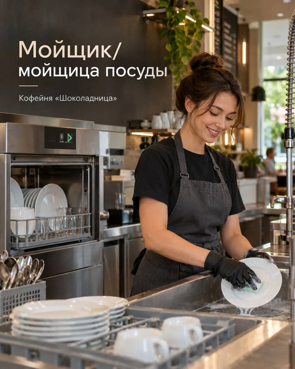МОЙЩИК/МОЙЩИЦА ПОСУДЫ
От 320₽/ч
Шоколадница
• Москва, м. Румянцево
• Рестораны/Кафе
• +79057924370
Полное описание вакансии размещено в Телеграм и Макс. Переходите по ссылке в закрепленном сообщении | Сетка — социальная сеть от hh.ru