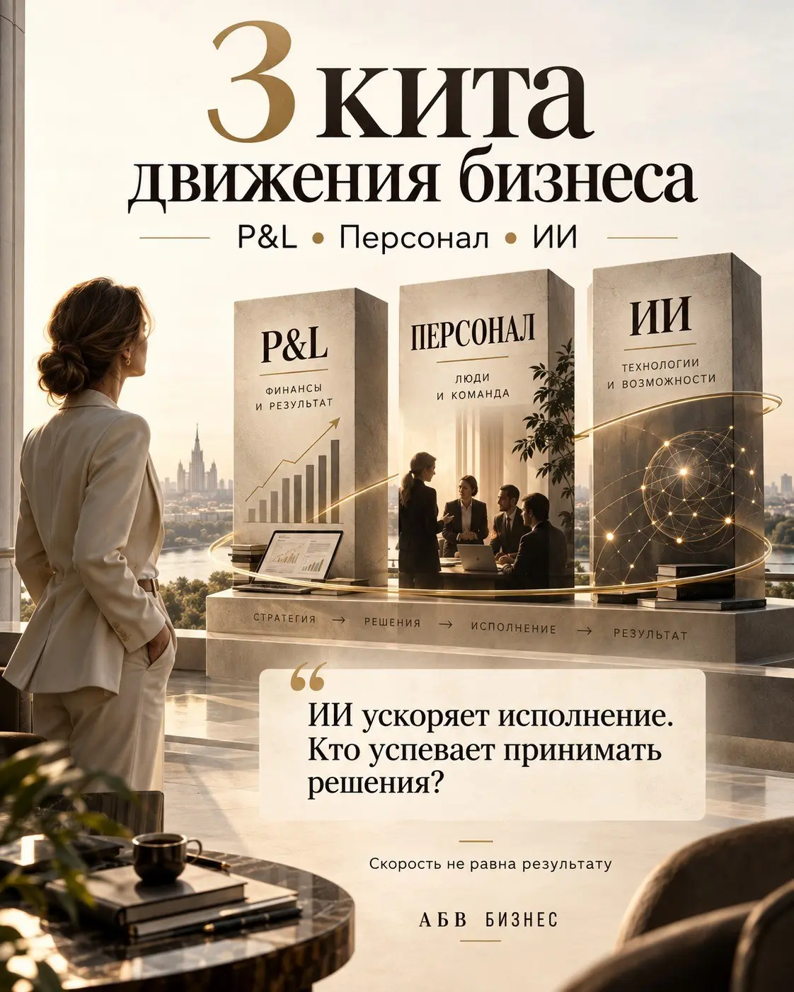 Три кита, без которых бизнес далеко не уедет.
Поделюсь мнением о трёх вещах, без которых бизнесу, да и руководителю, сложно двигаться вперёд.
Первый — P&L | Сетка — социальная сеть от hh.ru