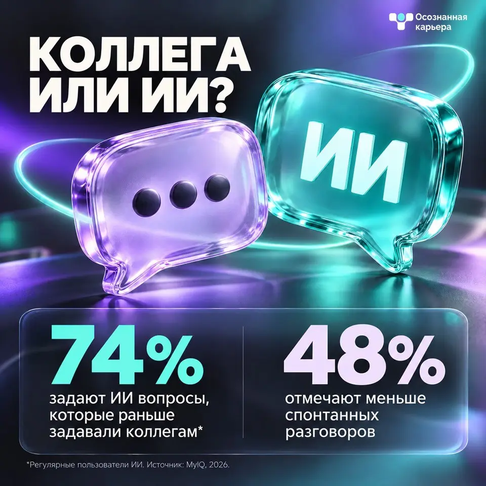 Как не разучиться работать вместе? 🤔 Как искусственный интеллект незаметно меняет отношения внутри команд | Сетка — социальная сеть от hh.ru