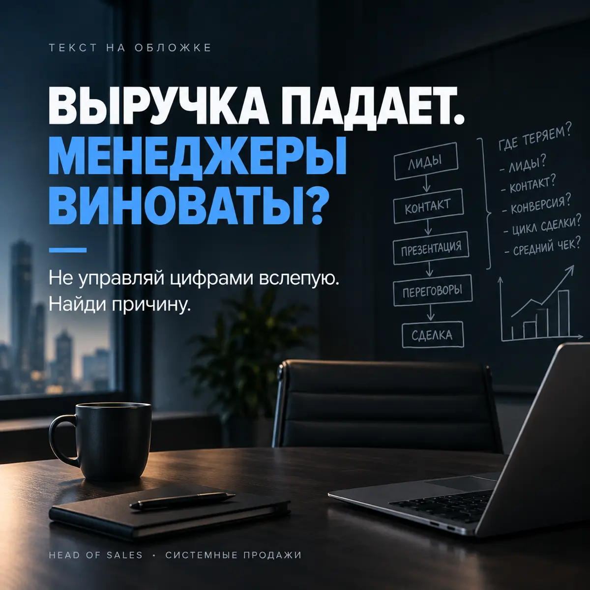 ВЫРУЧКА ПАДАЕТ.
МЕНЕДЖЕРЫ ВИНОВАТЫ? | Сетка — социальная сеть от hh.ru