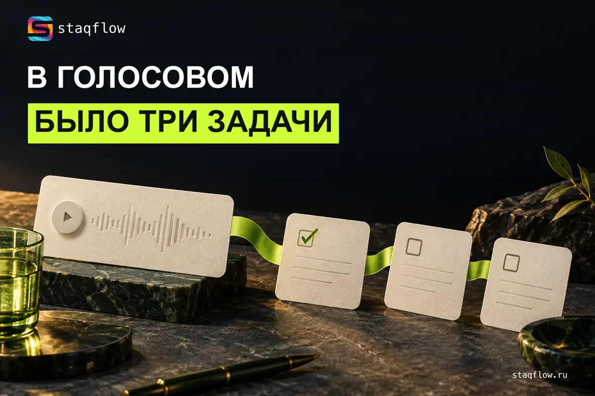 Три задачи в одном голосовом. Или как не потерять две из них | Сетка — социальная сеть от hh.ru