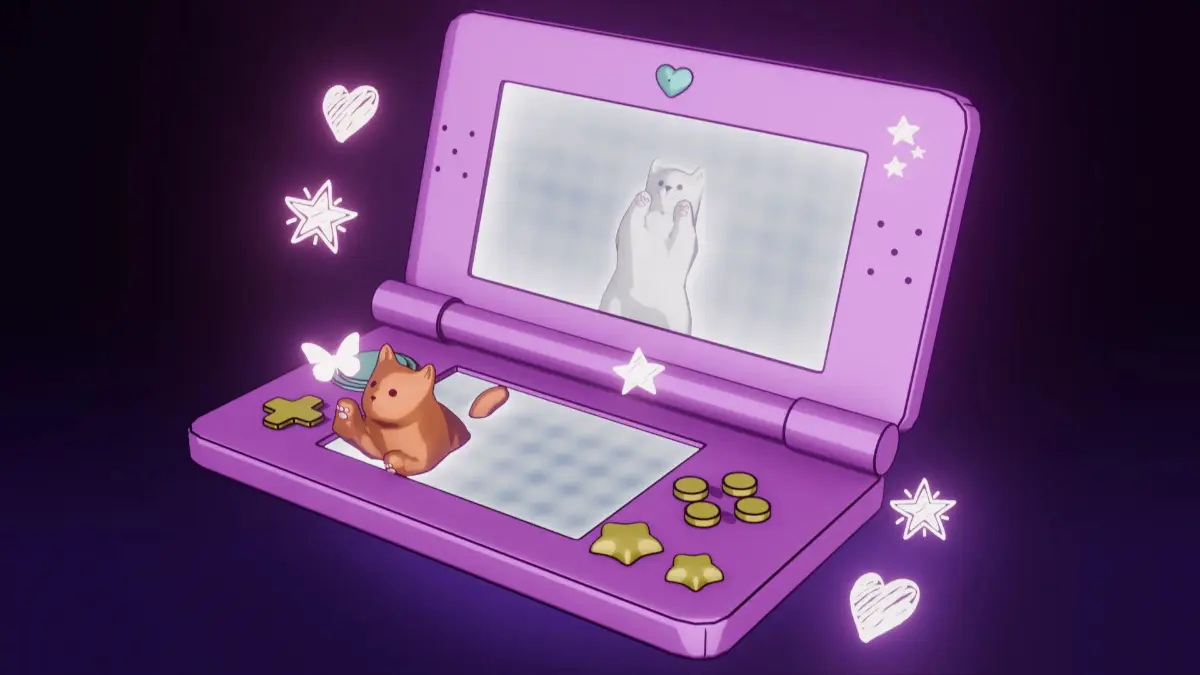 Пробую немного другое направление в 3д
Получилась такая мила Nintendo DS
Посмотреть можно на моем арте: https://www.artstation.com/klerelik | Сетка — социальная сеть от hh.ru