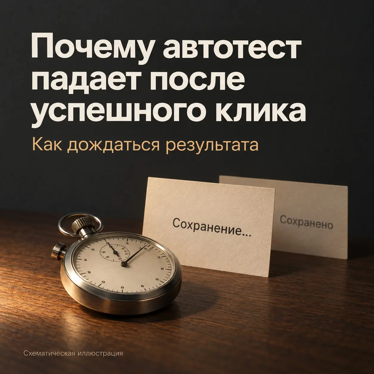 Почему автотест падает после успешного клика | Сетка — социальная сеть от hh.ru