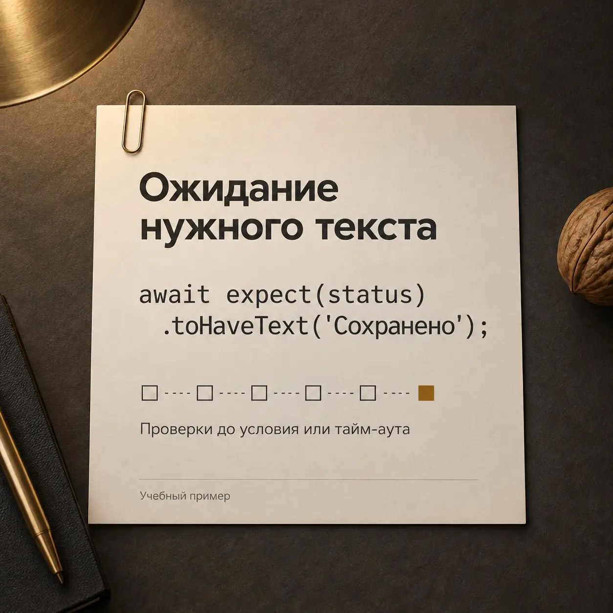 Почему автотест падает после успешного клика | Сетка — социальная сеть от hh.ru