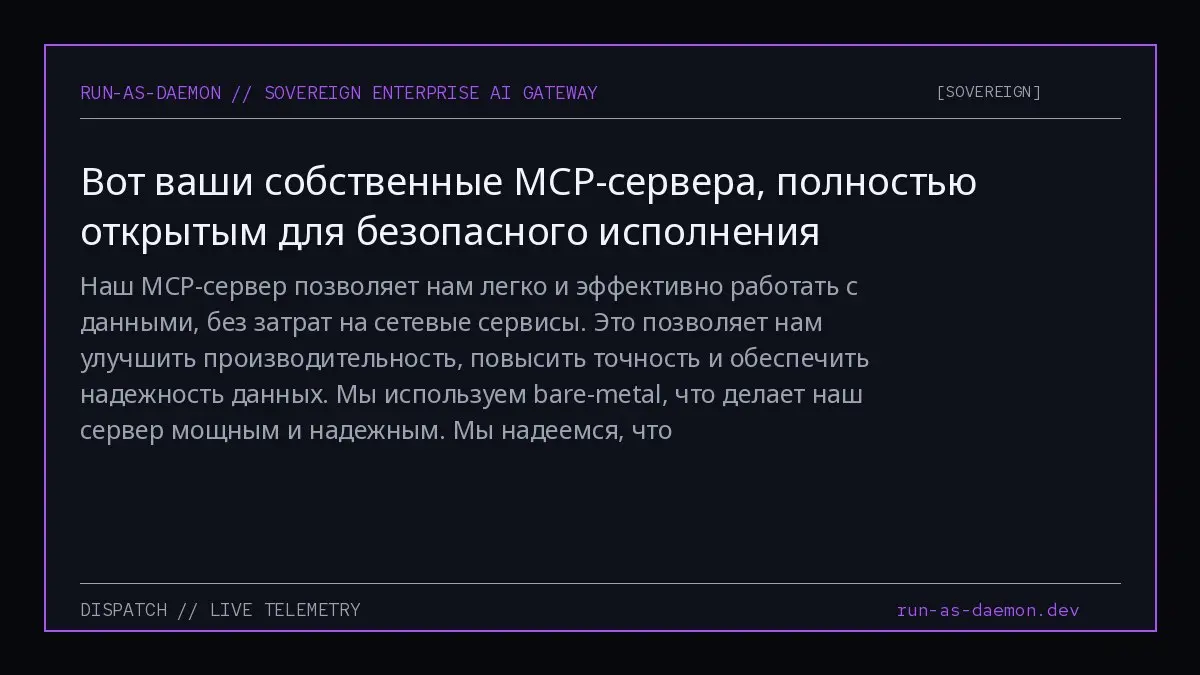 Наш MCP-сервер позволяет нам легко и эффективно работать с данными, без затрат на сетевые сервисы. Это позволяет нам улучшить производительность, повысить точность и обеспечить надежность данных | Сетка — социальная сеть от hh.ru