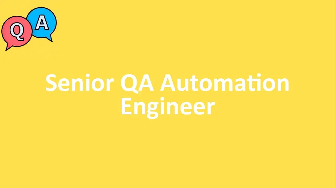 Senior QA Automation Engineer
Формат: удалённо
ЗП: до 200 т.р.
Компания: BGStaff
Полная занятость
#remote #fulltime
Откликнуться: https://talanto | Сетка — социальная сеть от hh.ru