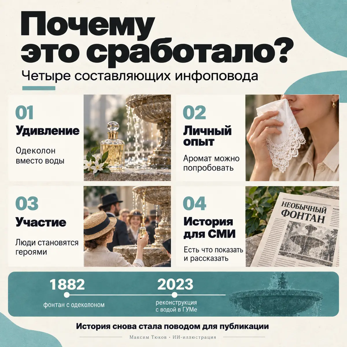Они налили одеколон в фонтан. И превратили продукт в событие | Сетка — социальная сеть от hh.ru