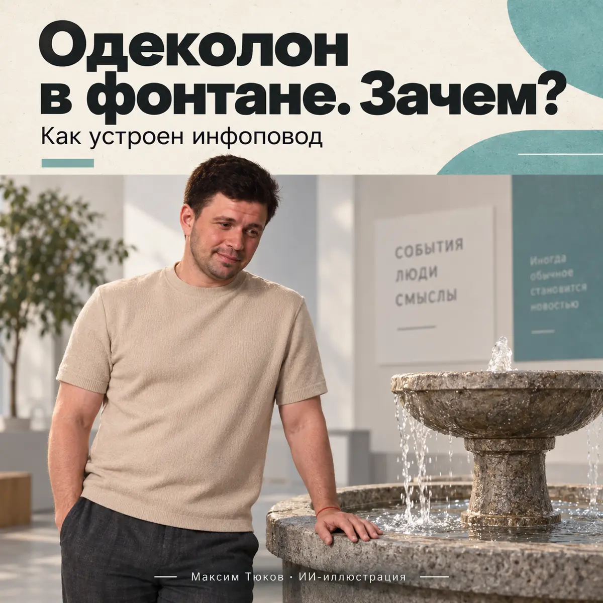 Они налили одеколон в фонтан. И превратили продукт в событие | Сетка — социальная сеть от hh.ru