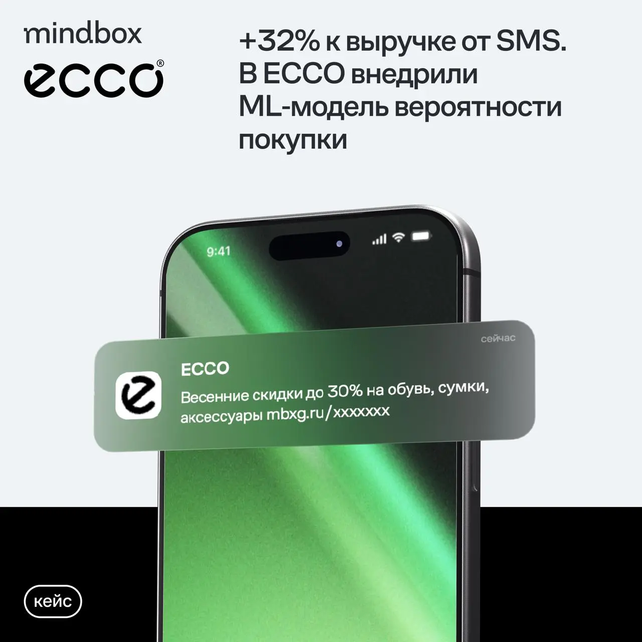 Как получать больше выручки от SMS, не увеличивая бюджет? Например, отправлять промо в первую очередь тем, кто уже близок к покупке. В ECCO научилась находить таких покупателей с помощью ML | Сетка — социальная сеть от hh.ru