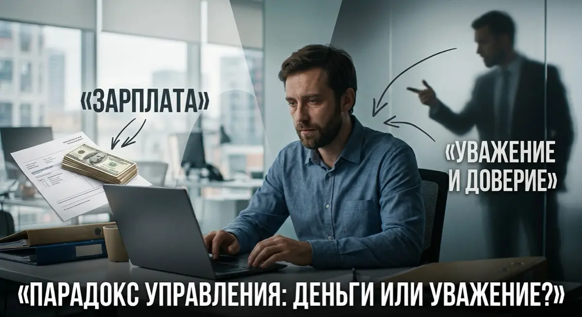 В компании можно повысить зарплату. Но нельзя купить уважение к сотруднику.
Есть один управленческий парадокс | Сетка — социальная сеть от hh.ru
