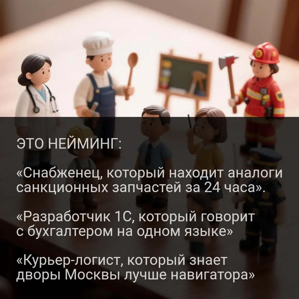 Нейминг сотрудника: личный бренд начинается с одной фразы | Сетка — социальная сеть от hh.ru