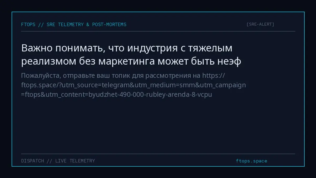 Пожалуйста, отправьте ваш топик для рассмотрения на https://ftops.space/?utm*source=telegram&utm*medium=smm&utm*campaign=ftops&utm*content=byudzhet-490-000-rubley-arenda-8-vcpu | Сетка — социальная сеть от hh.ru
