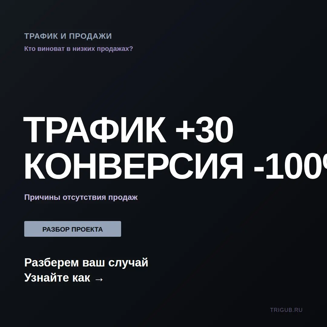 Трафик есть, а продаж нет: кто виноват | Сетка — социальная сеть от hh.ru