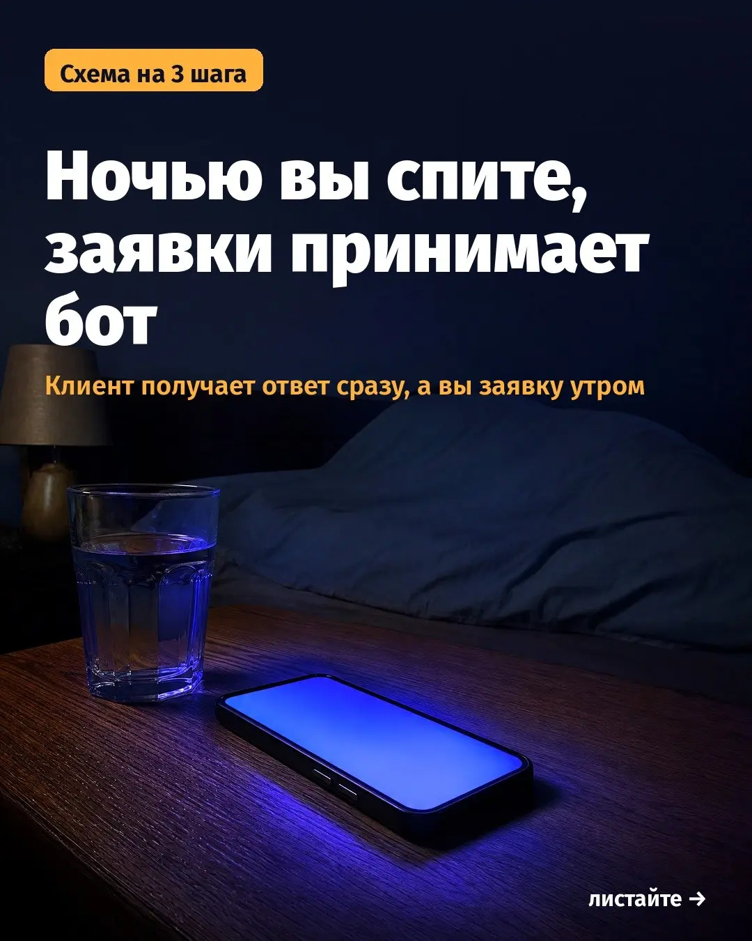 Клиент написал поздно вечером, вы увидели сообщение утром. Он к тому времени уже записался к тем, кто ответил первым | Сетка — социальная сеть от hh.ru