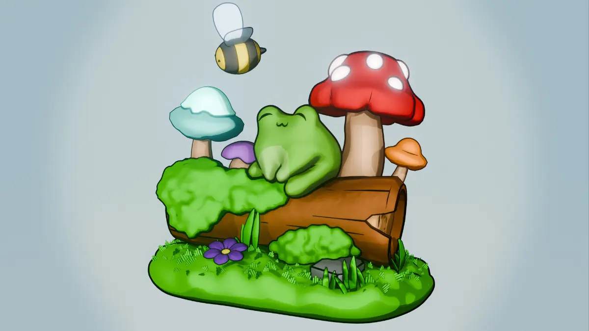 Новая мироутворяющая работа 😌
Посмотреть можно на моем арте: https://www.artstation.com/klerelik
#blender3d #blender #3d #3dхудожник #stylized #3dмоделирование | Сетка — социальная сеть от hh.ru