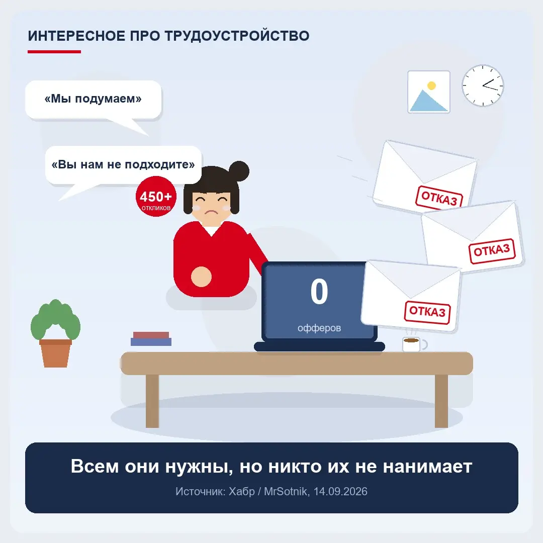 ИНТЕРЕСНОЕ ПРО ТРУДОУСТРОЙСТВО | Сетка — социальная сеть от hh.ru