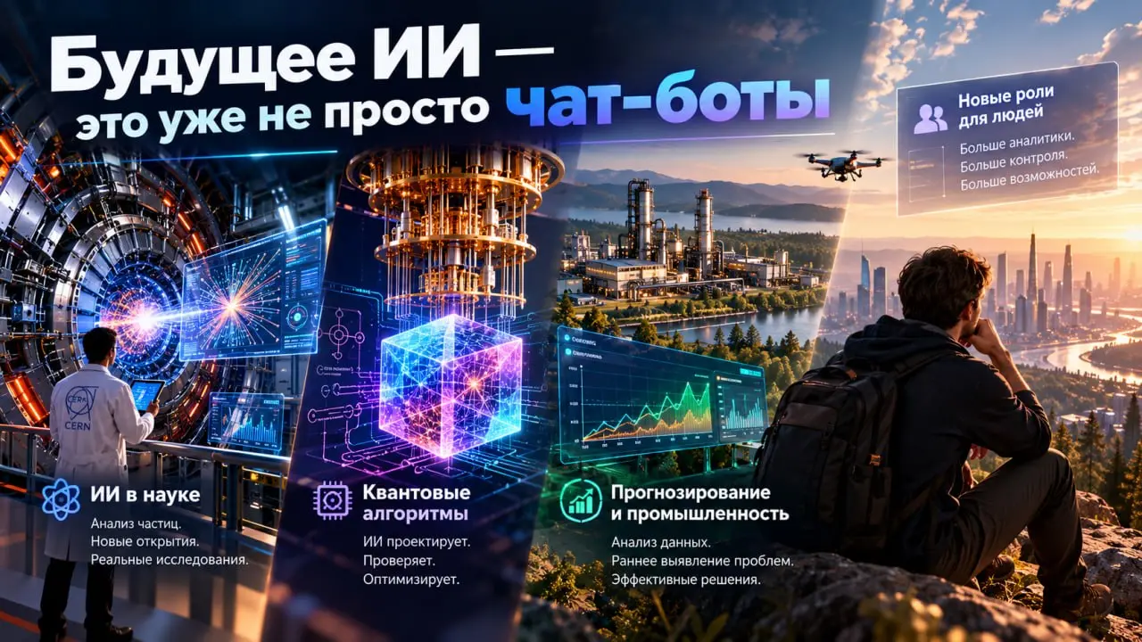 🚀 ВЗГЛЯД ВПЕРЁД | Будущее ИИ — это уже не просто чат-боты
Когда говорят о будущем искусственного интеллекта, чаще всего обсуждают новые языковые модели | Сетка — социальная сеть от hh.ru