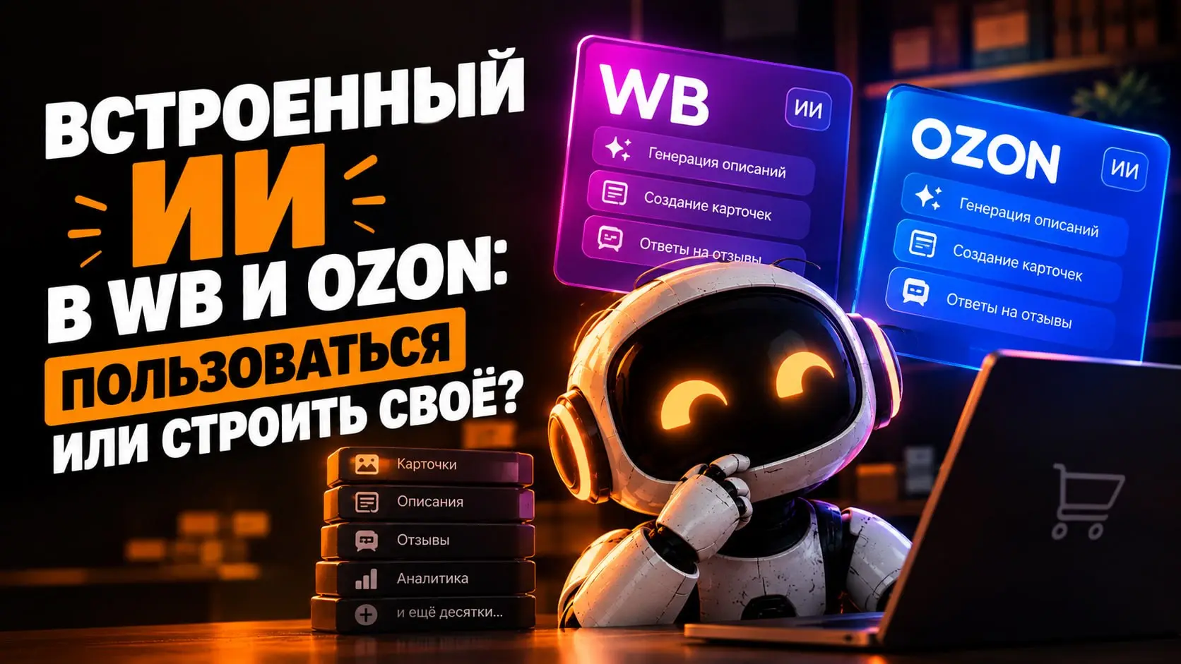 Встроенный ИИ в WB и Ozon: пользоваться или строить своё❓
Селлерам продают десятки сервисов для карточек, описаний и ответов на отзывы, а маркетплейсы тем временем встраивают всё это прямо в кабинет | Сетка — социальная сеть от hh.ru