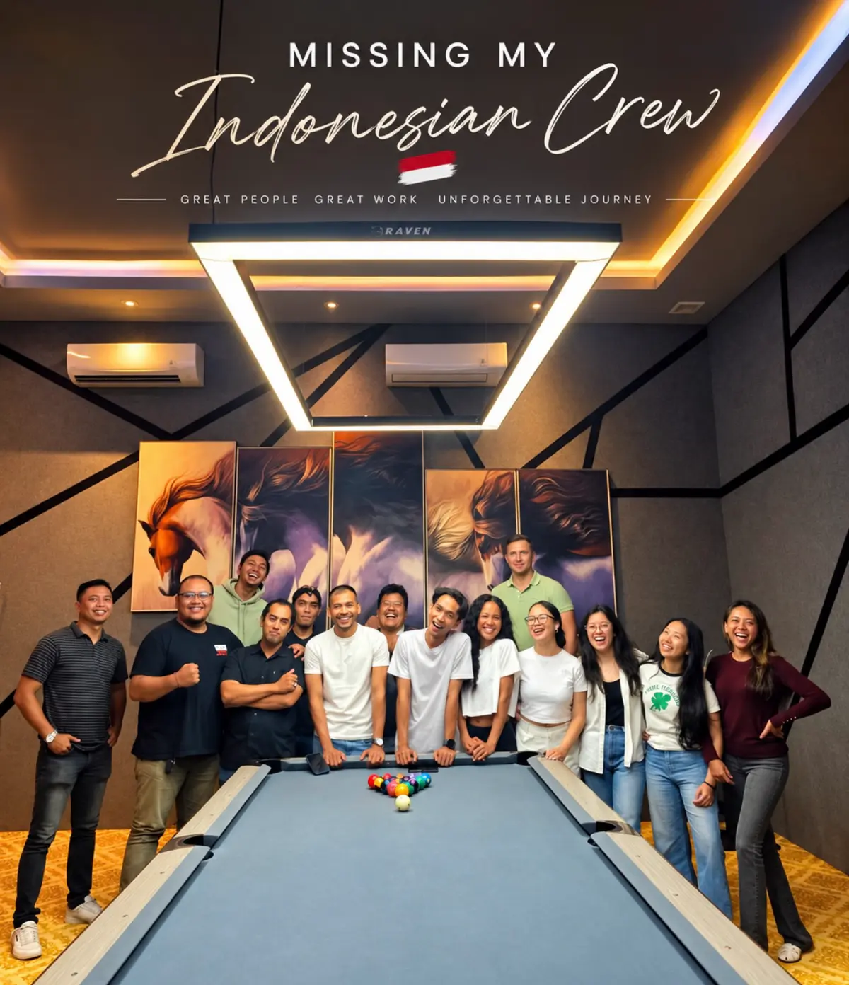 Missing my Indonesian crew! 🇮🇩
Different backgrounds, one team. We worked hard, solved problems, shared plenty of laughs, and built friendships beyond business.
Great teams make great things happen | Сетка — социальная сеть от hh.ru