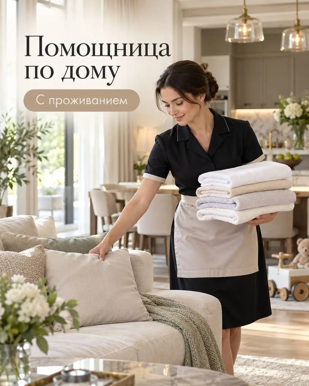 ПОМОЩНИЦА С ПРОЖИВАНИЕМ В ЧАСТНОМ ДОМЕ
От 150 000₽
Частная семья
• Москва
• Клининг и бытовые услуги
• +79165195702
Полное описание вакансии размещено в Телеграм и Макс | Сетка — социальная сеть от hh.ru