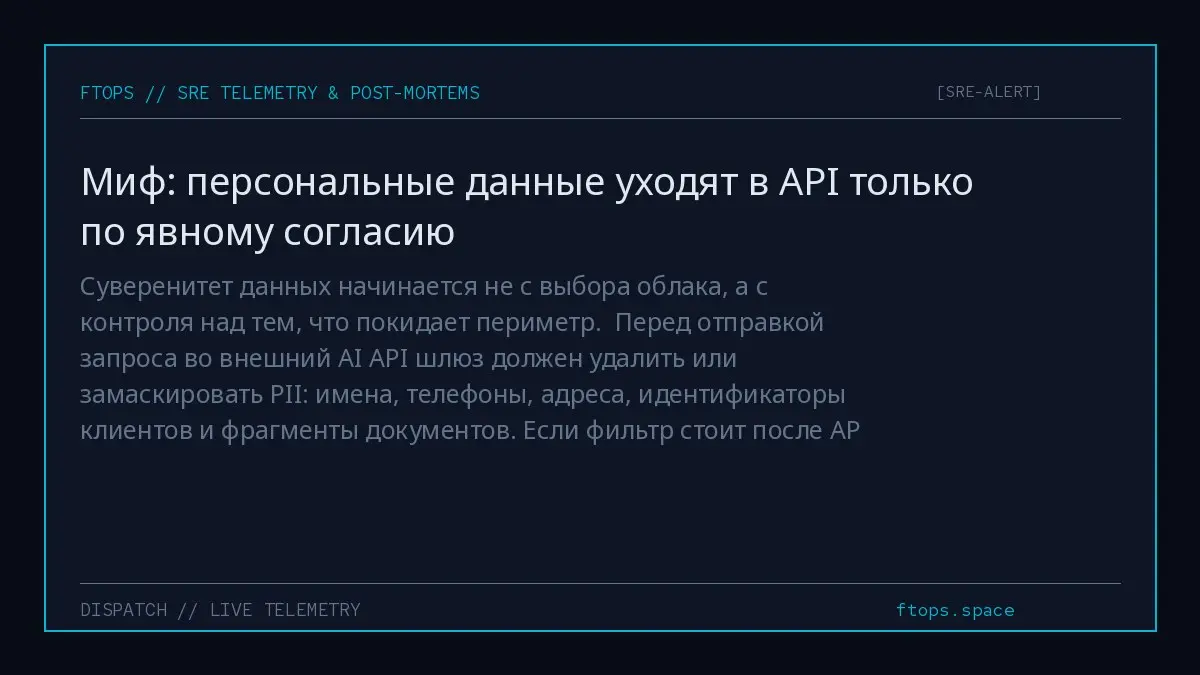 Суверенитет данных начинается не с выбора облака, а с контроля над тем, что покидает периметр | Сетка — социальная сеть от hh.ru