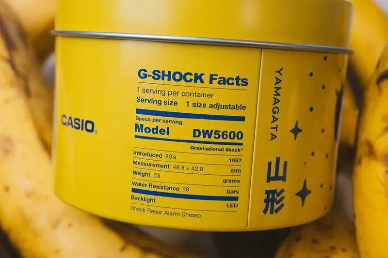 Банановые часики
Посмотрите, какой прикол!
Это коллаборация Casio G-SHOCK и BAIT – американского магазина кроссовок, одежды и коллекционных вещей | Сетка — социальная сеть от hh.ru
