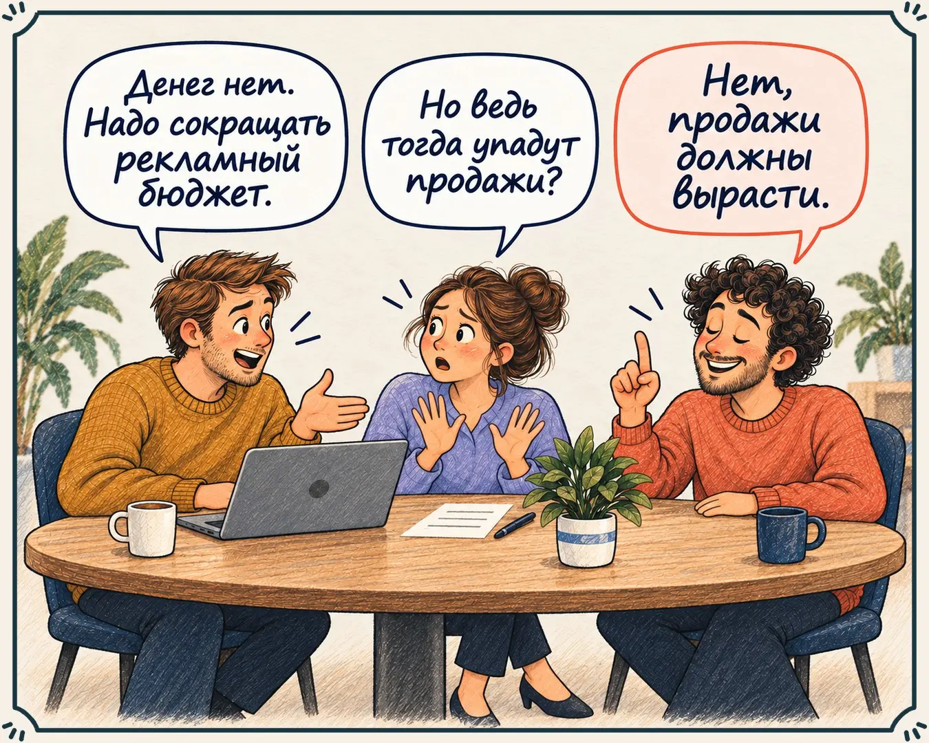 Что останется от продаж после сокращения бюджета | Сетка — социальная сеть от hh.ru