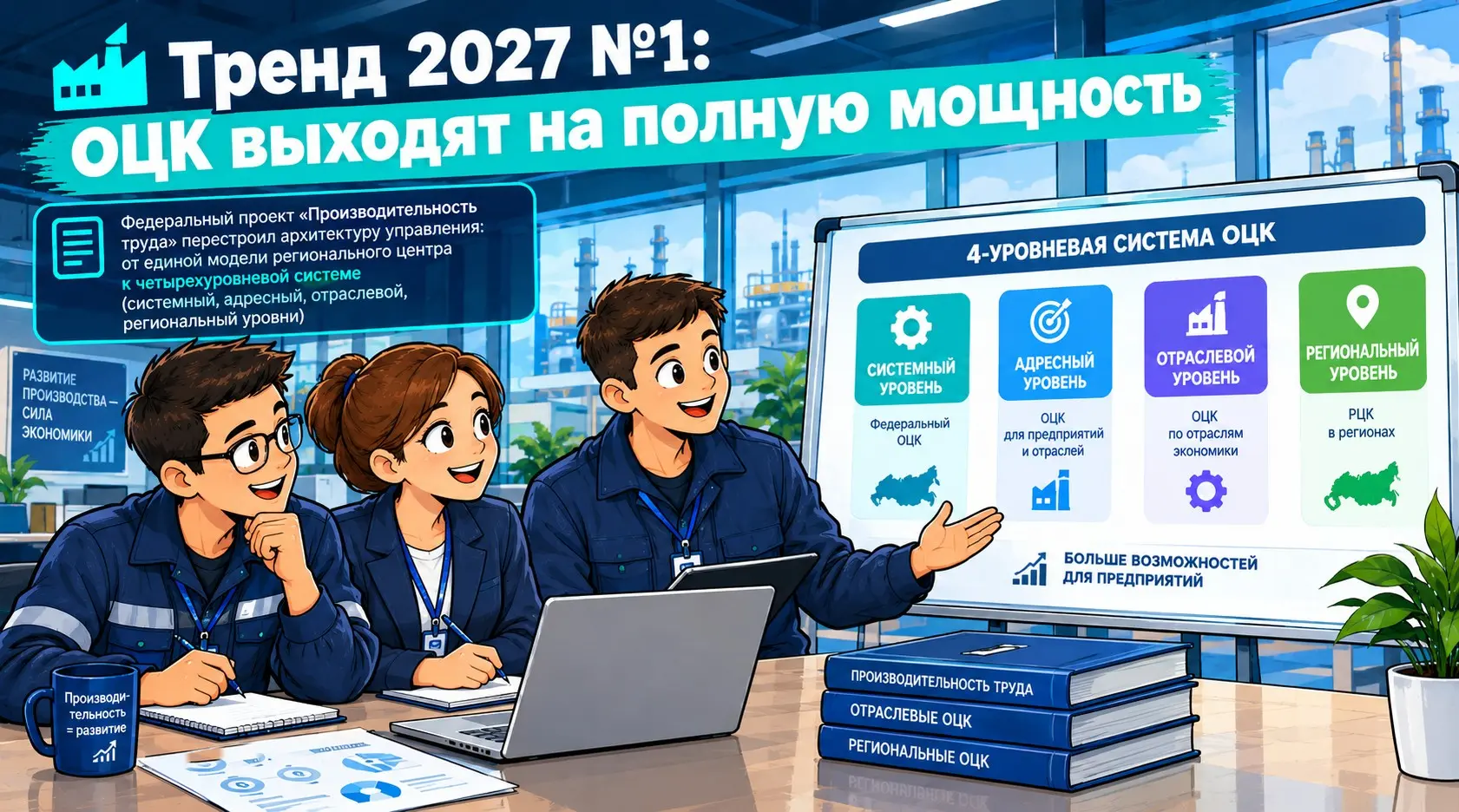 🏭Тренд 2027 №1: ОЦК выходят на полную мощность | Сетка — социальная сеть от hh.ru