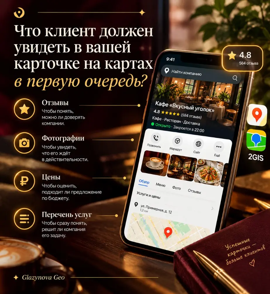 🗺️ Что клиент должен увидеть в вашей карточке | Сетка — социальная сеть от hh.ru