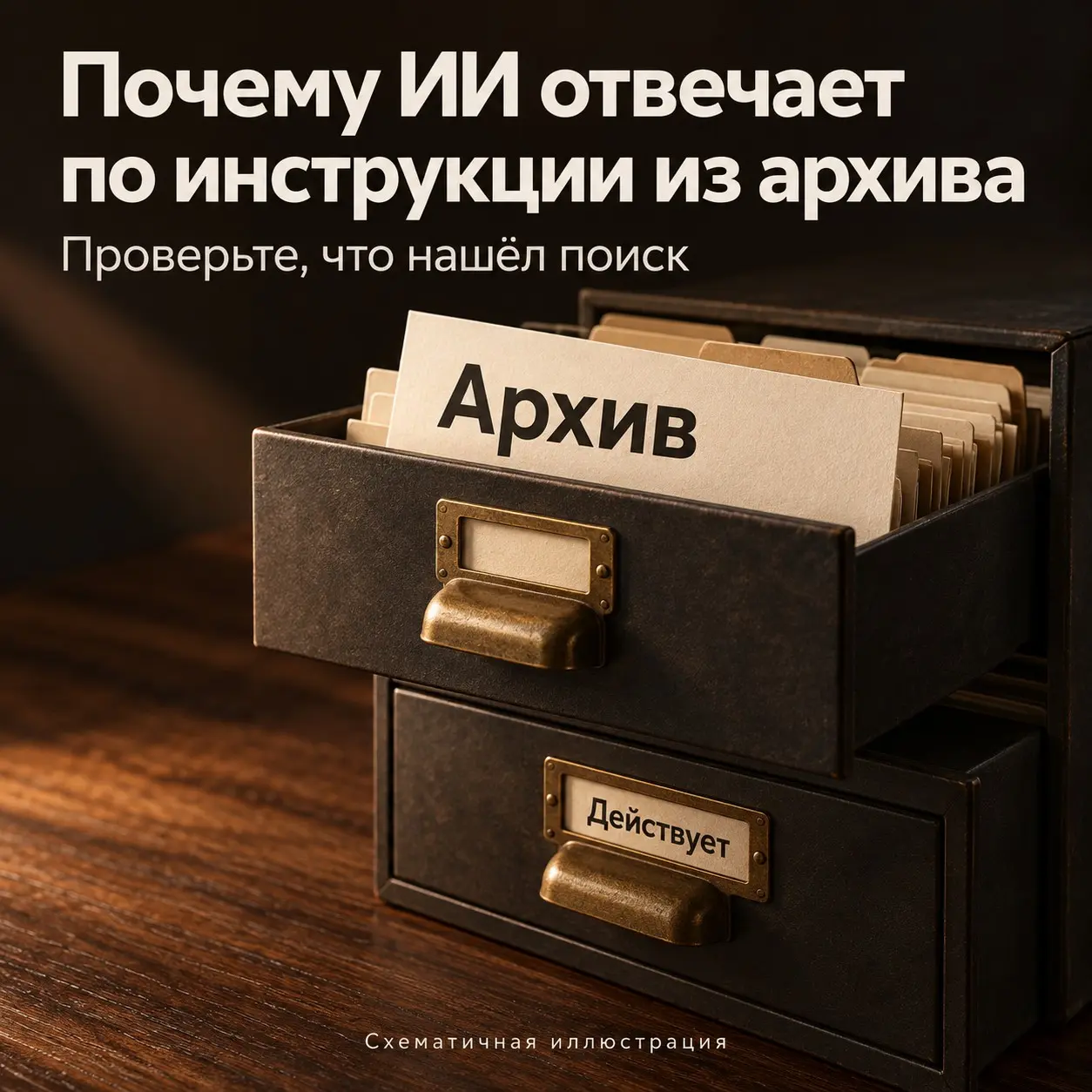 Почему ИИ отвечает по инструкции из архива | Сетка — социальная сеть от hh.ru