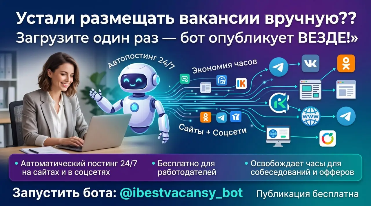 Сколько времени в неделю вы тратите на то, чтобы разложить одну вакансию по всем площадкам? Час? Два?
А теперь умножьте на количество позиций у вас в работе | Сетка — социальная сеть от hh.ru