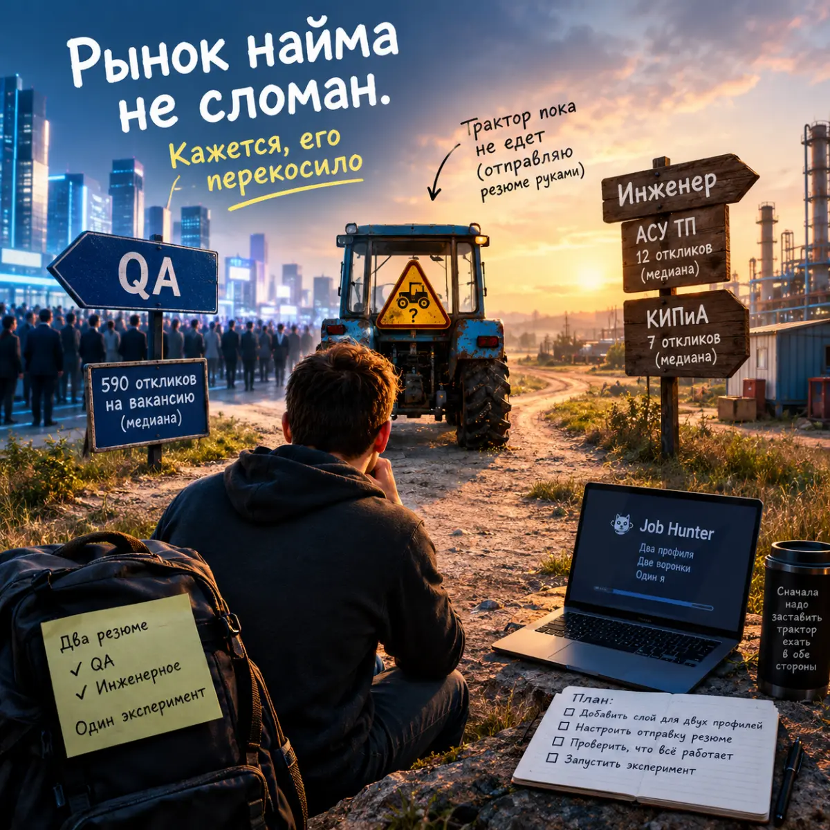 Рынок найма не сломан. Кажется, его перекосило | Сетка — социальная сеть от hh.ru
