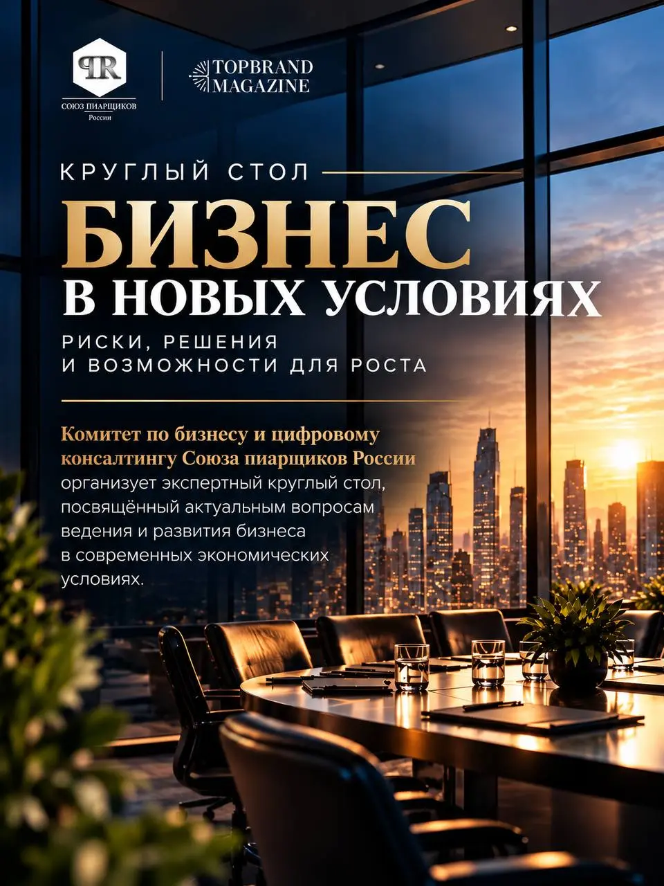 📢 БИЗНЕС В НОВЫХ УСЛОВИЯХ: РИСКИ, РЕШЕНИЯ И ВОЗМОЖНОСТИ ДЛЯ РОСТА
Комитет по бизнесу и цифровому консалтингу Союза пиарщиков России организует экспертный круглый стол, посвящённый актуальным вопросам ... | Сетка — социальная сеть от hh.ru